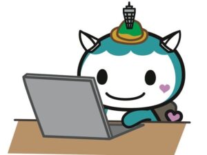 画家・長谷川路可の作品が市役所で公開されています